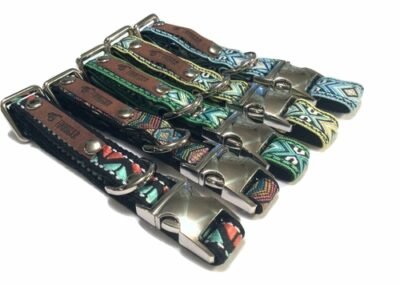 Designer Dog Collar Handmade Dog Collar Adjustable Dog Collar Personalized Dog Collar Cotton Dog Collar Stylish Pet Accessories Retro Dog Collar Custom Pet Collar Finnigan Dog Collars Small Dog Collar Dog Fashion Pet Gift Ideas Durable Dog Collar Everyday Dog Collar