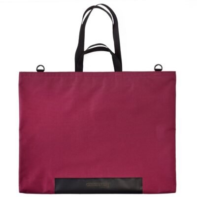 XL Tote Bag Shopper – Wine Red