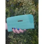 Sally Aqua Cork Wallet for Women’s